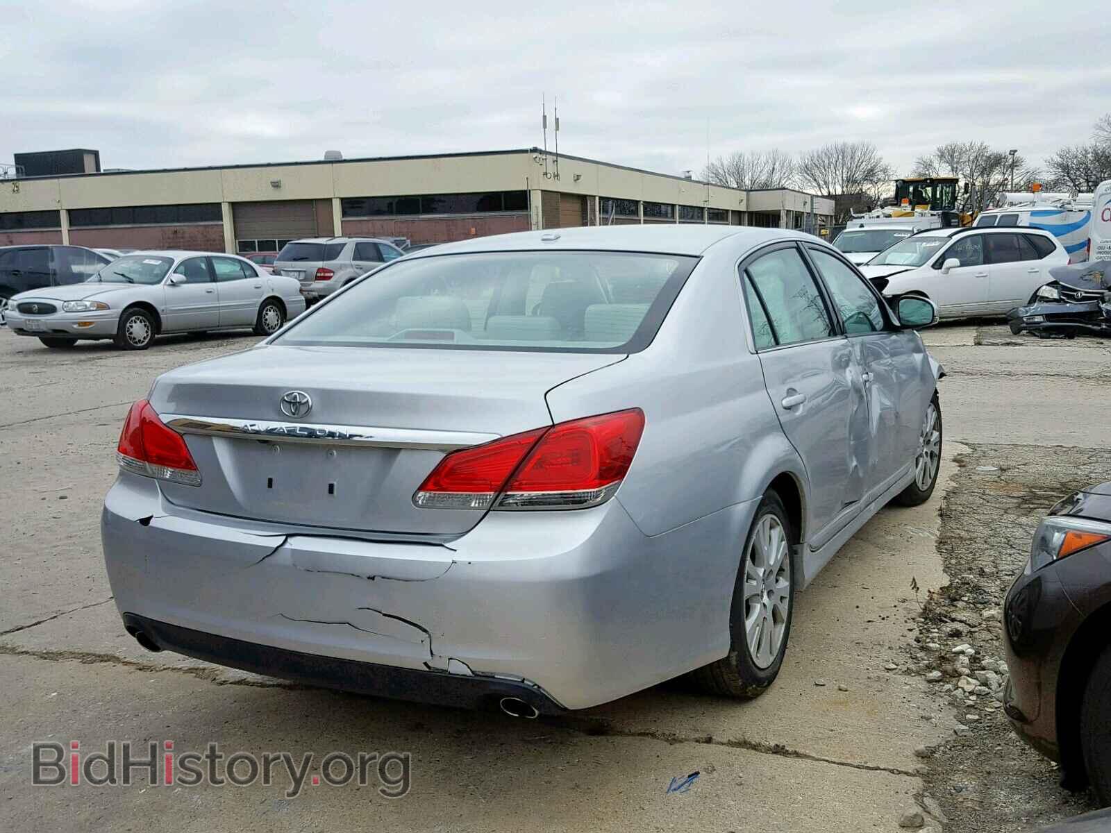 2011 TOYOTA AVALON - VIN: 4T1BK3DB6BU439503 - Фото 4