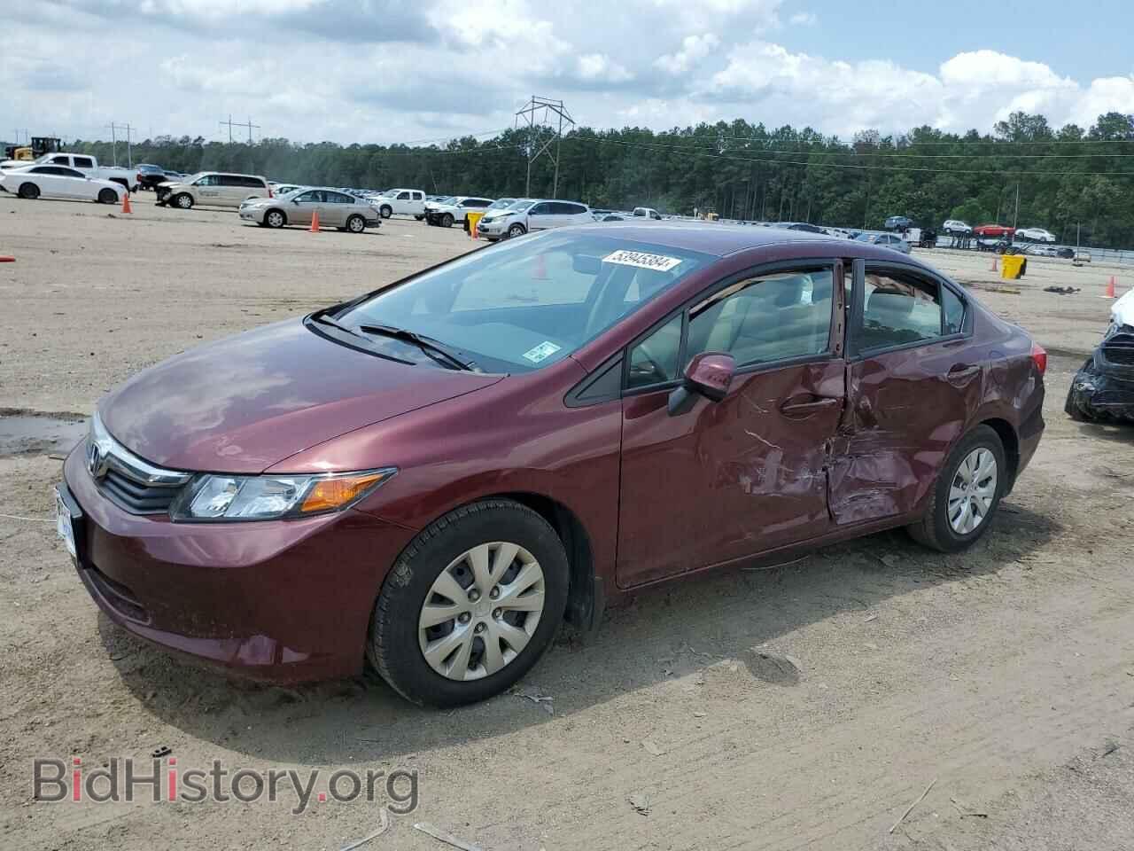 Фотография 2HGFB2F55CH555448 - HONDA CIVIC 2012