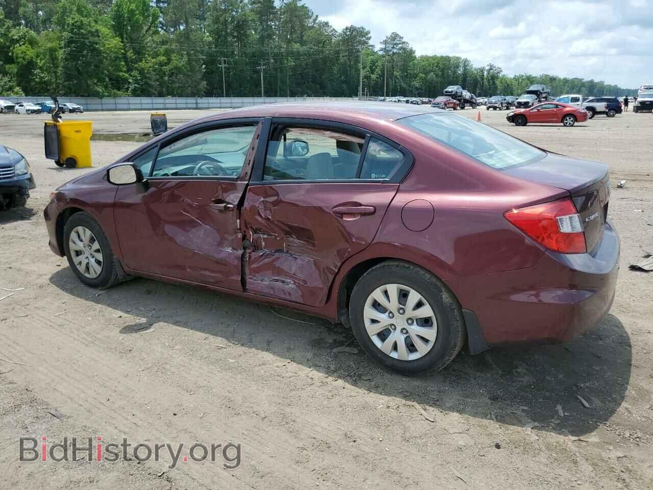 2012 HONDA CIVIC - VIN: 2HGFB2F55CH555448 - Фото 2