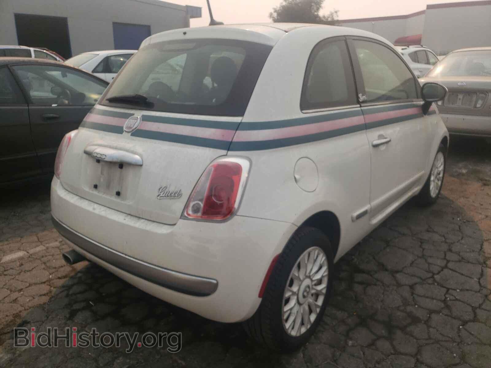 2012 FIAT 500 - VIN: 3C3CFFCR5CT287470 - Фото 4