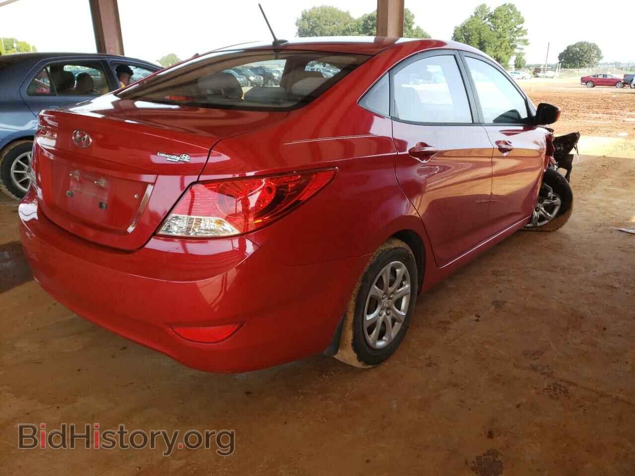 2014 HYUNDAI ACCENT - VIN: KMHCT4AE4EU717373 - Фото 4