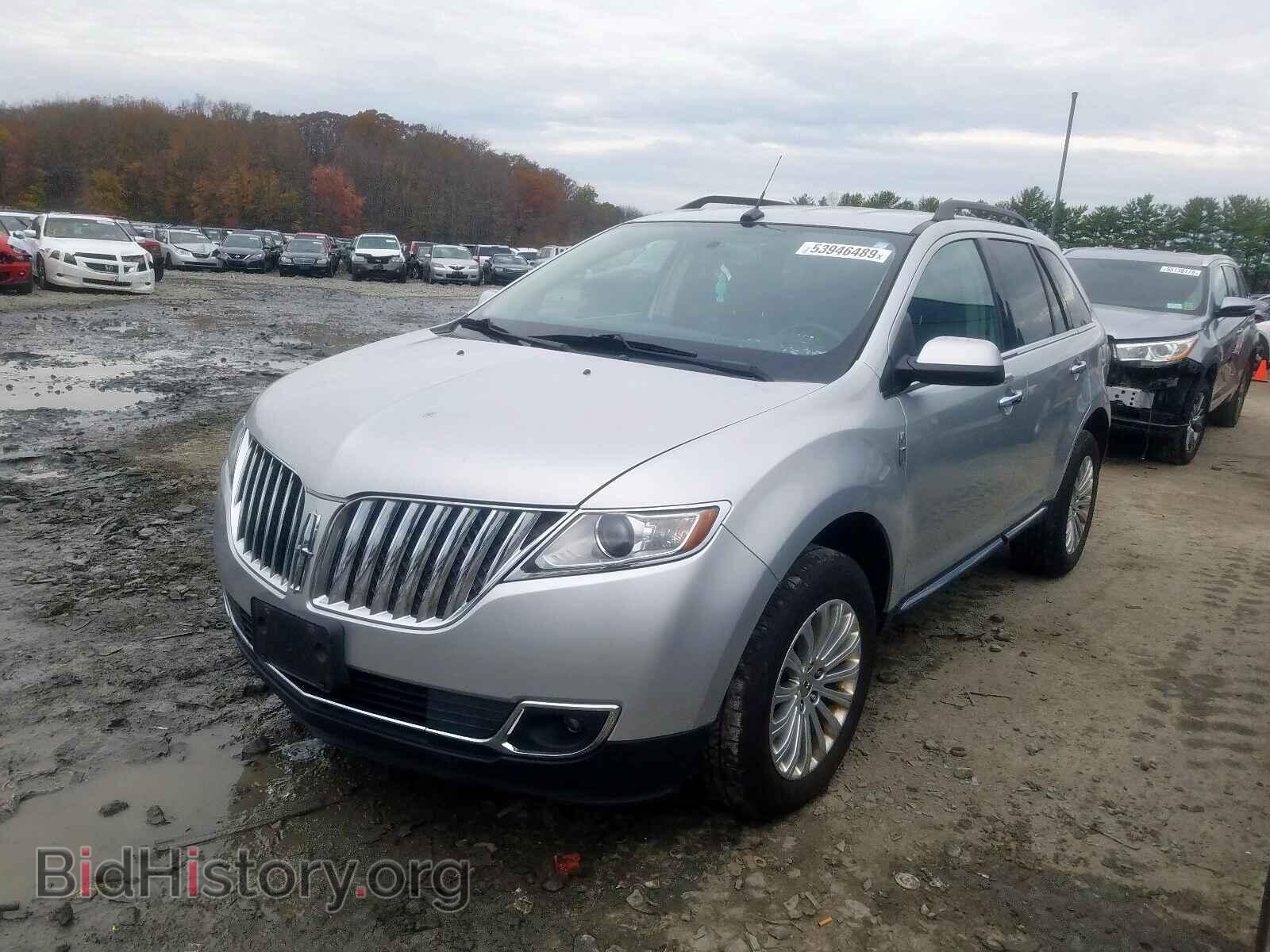 2013 LINCOLN MKX - VIN: 2LMDJ6JK0DBL11109 - Фото 2