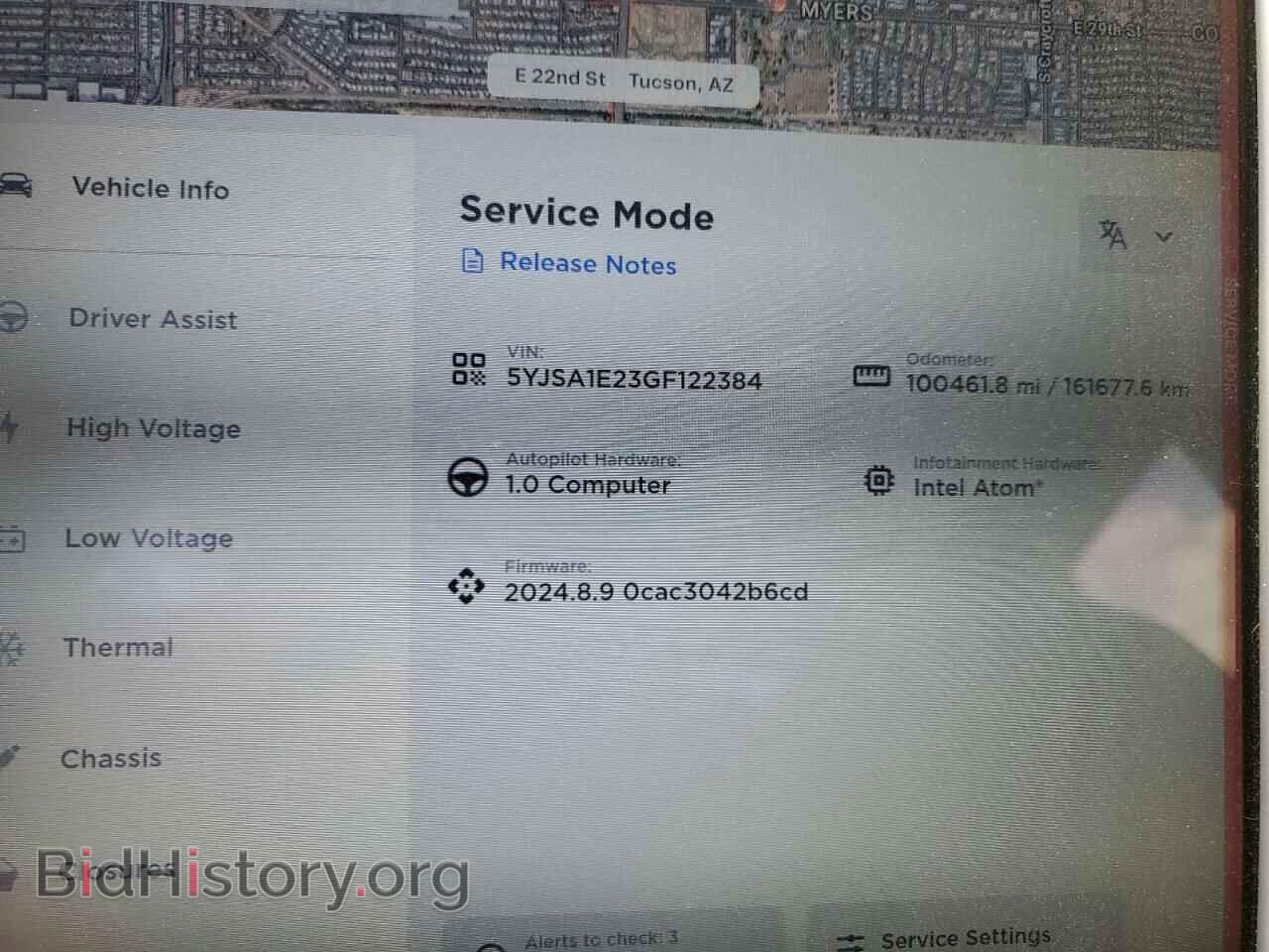 2016 TESLA MODEL S - VIN: 5YJSA1E23GF122384 - Фото 9