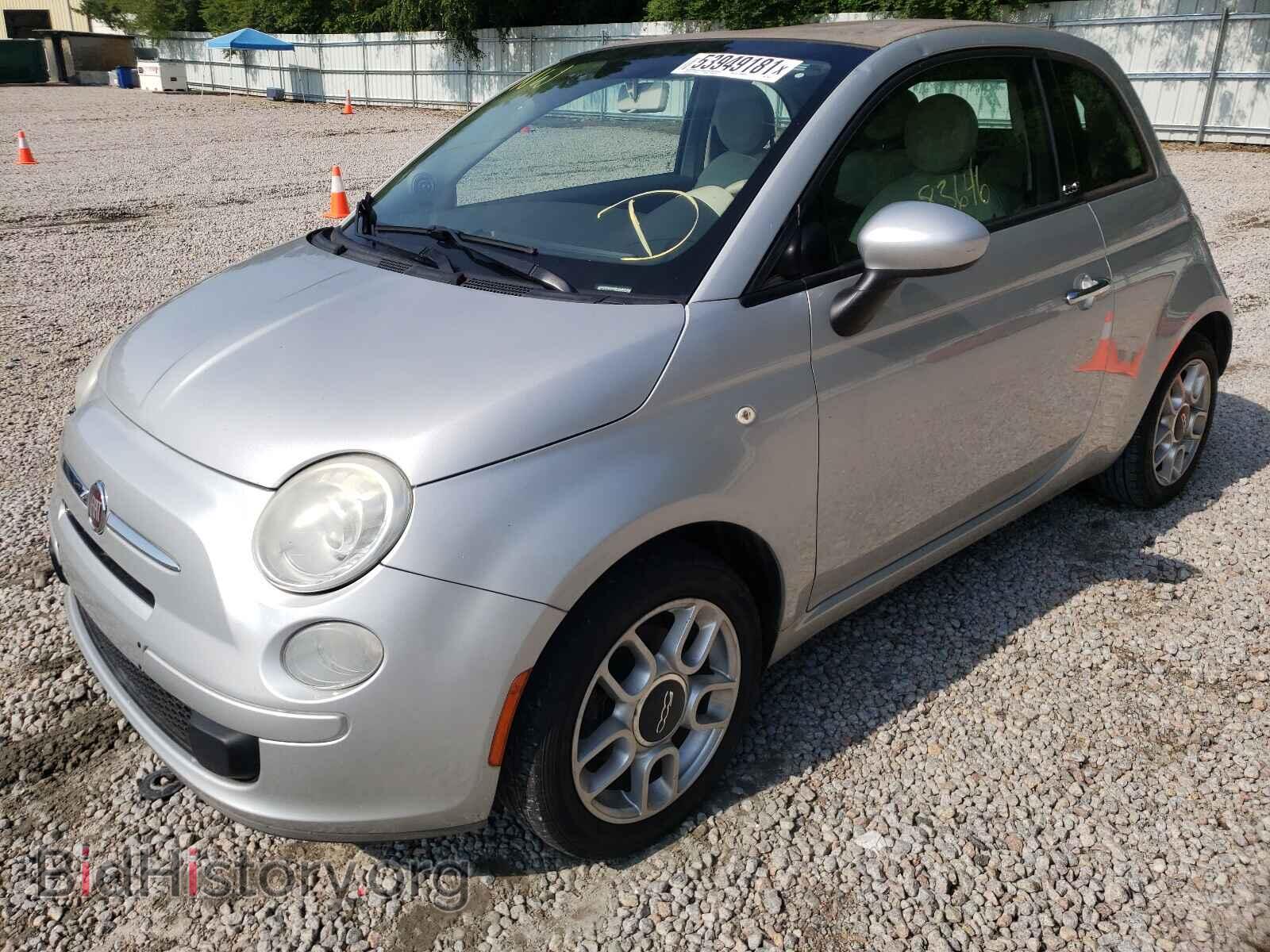 2012 FIAT 500 - VIN: 3C3CFFDR4CT164757 - Фото 2