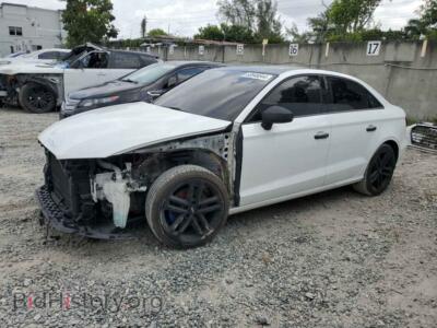 2017 Audi A3 Premium, белый — VIN WAUAUGFF0H1040546, Copart