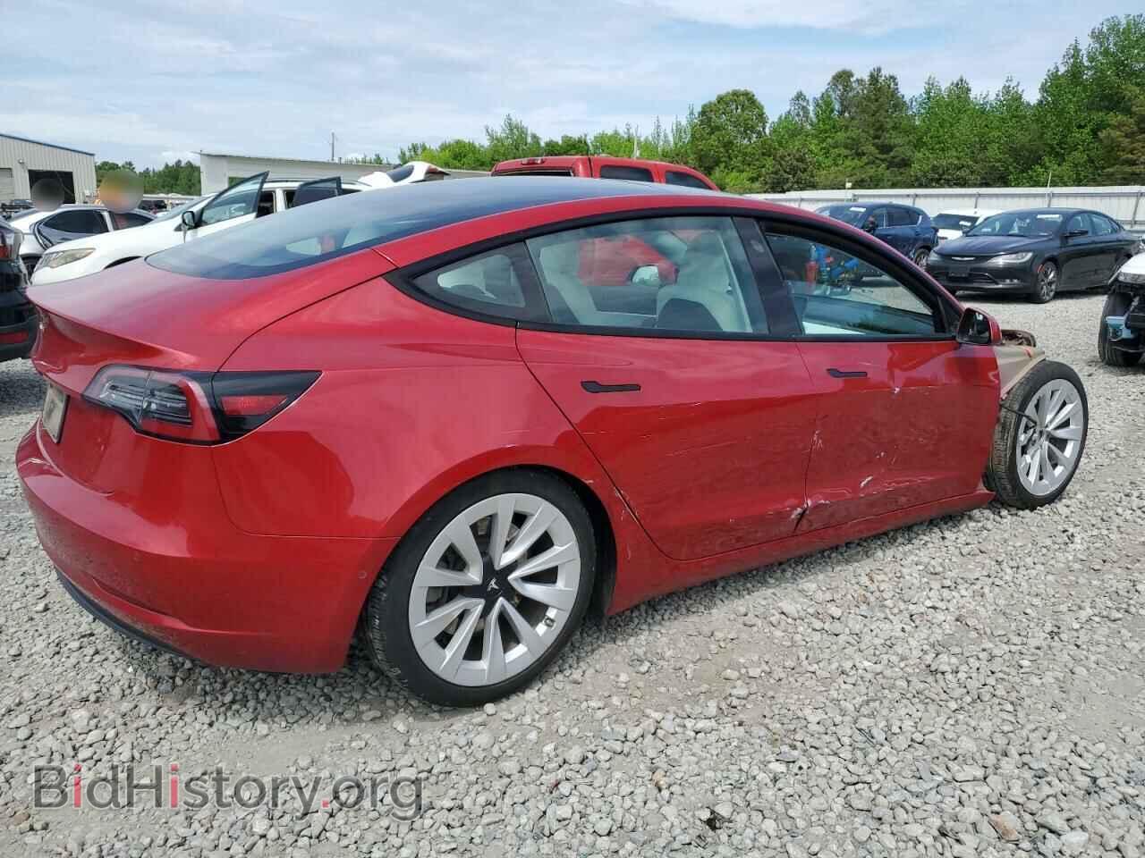 2021 TESLA MODEL 3 - VIN: 5YJ3E1EA7MF908751 - Фото 3
