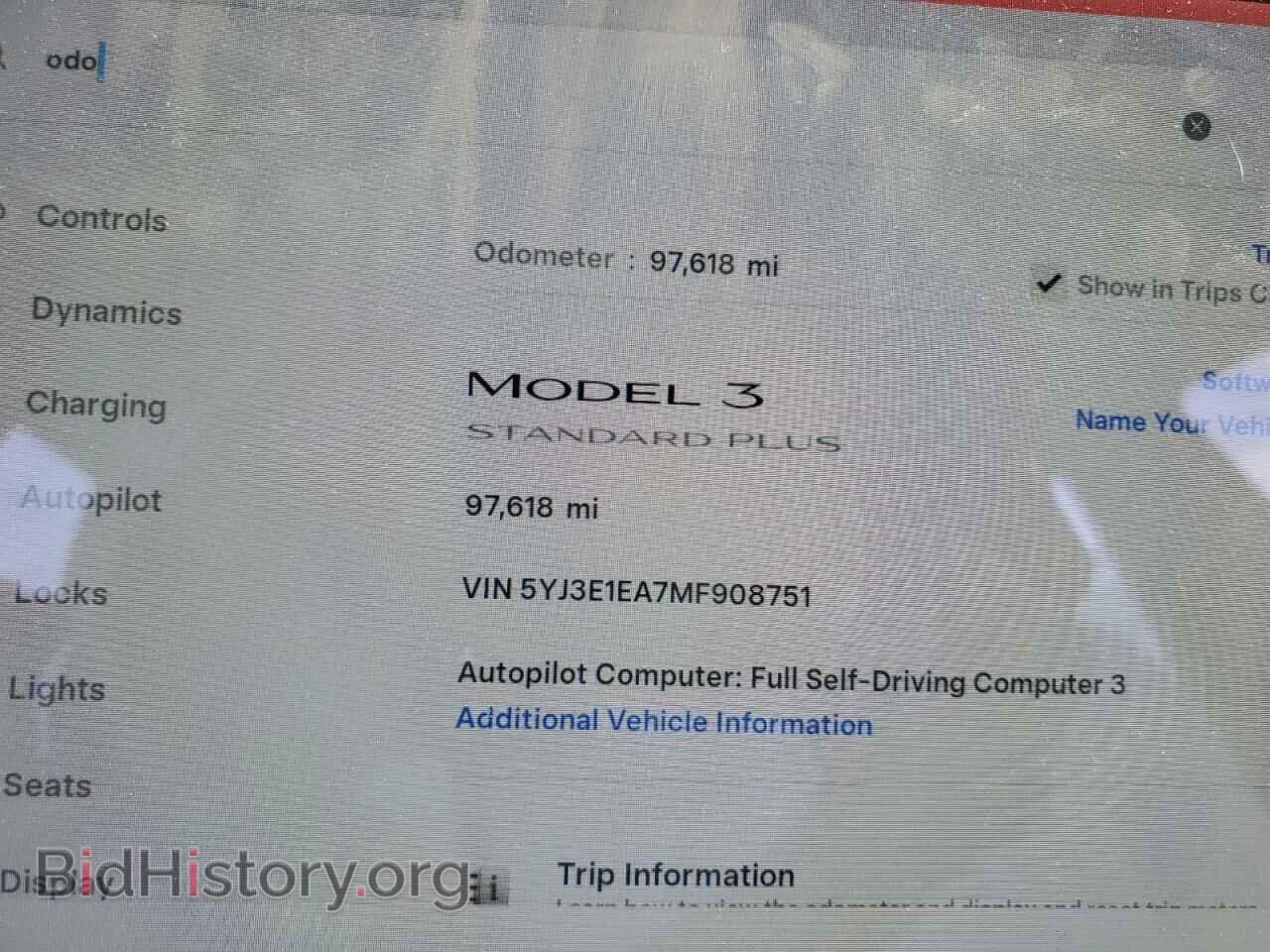 2021 TESLA MODEL 3 - VIN: 5YJ3E1EA7MF908751 - Фото 9