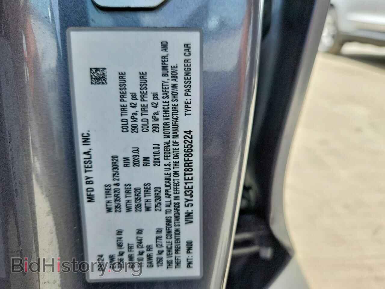 2024 TESLA MODEL 3 - VIN: 5YJ3E1ET8RF865224 - Фото 12