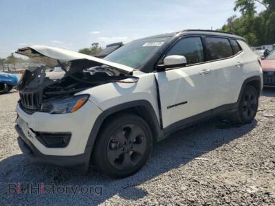 2019 Jeep COMPASS Latitude, белый — VIN 3C4NJCBB6KT782474, Copart