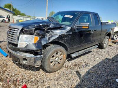 2011 Ford F150 Super Cab, черный — VIN 1FTFX1EF1BKD00887, Copart