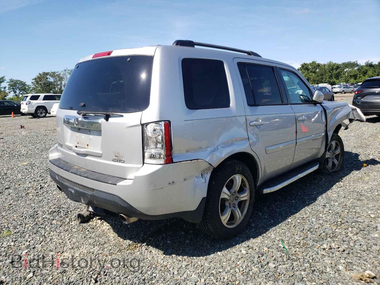 2013 HONDA PILOT - VIN: 5FNYF4H62DB050083 - Фото 4