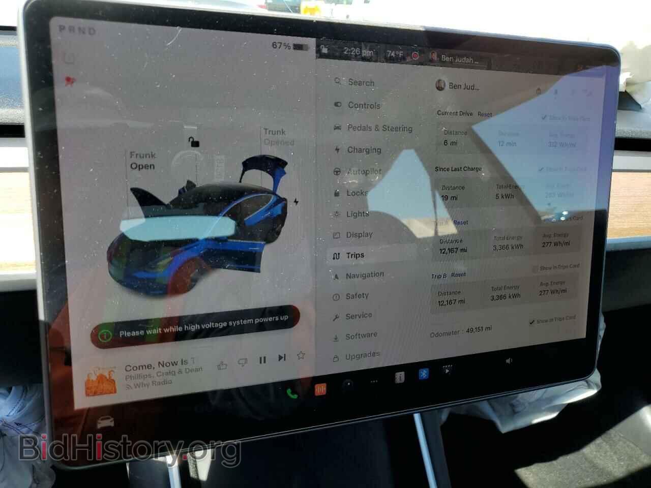 2019 TESLA MODEL 3 - VIN: 5YJ3E1EB3KF387646 - Фото 9