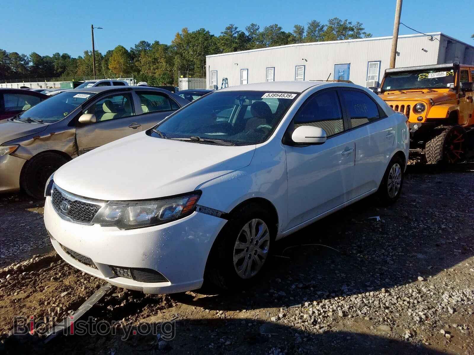 2011 KIA FORTE EX - VIN: KNAFU4A24B5392375 - Фото 2
