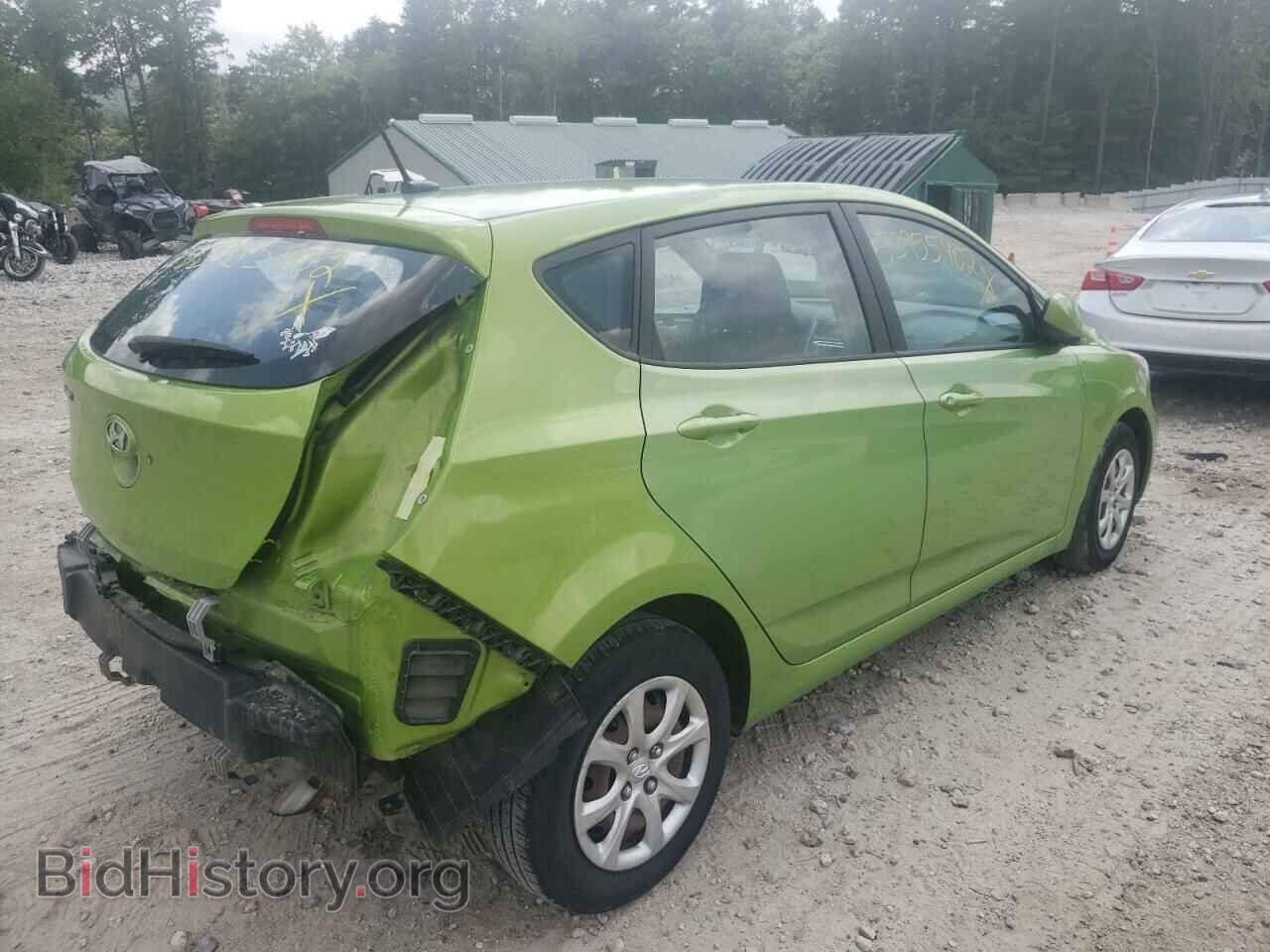 2013 HYUNDAI ACCENT - VIN: KMHCT5AE9DU084163 - Фото 4