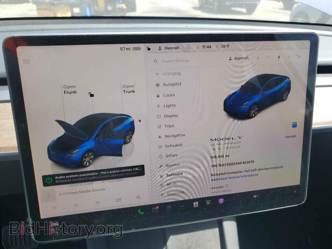 2022 TESLA MODEL Y - VIN: 7SAYGDEEXNF463575 - Фото 9