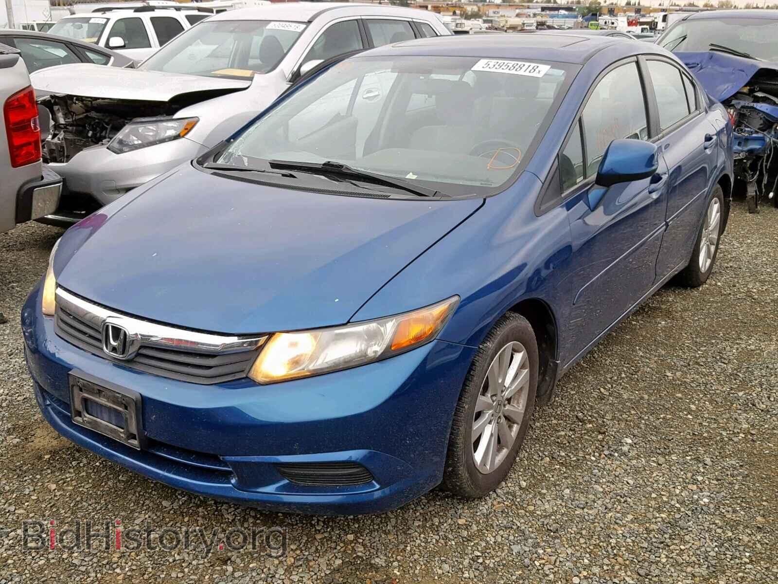 2012 HONDA CIVIC - VIN: 19XFB2F86CE353237 - Фото 2