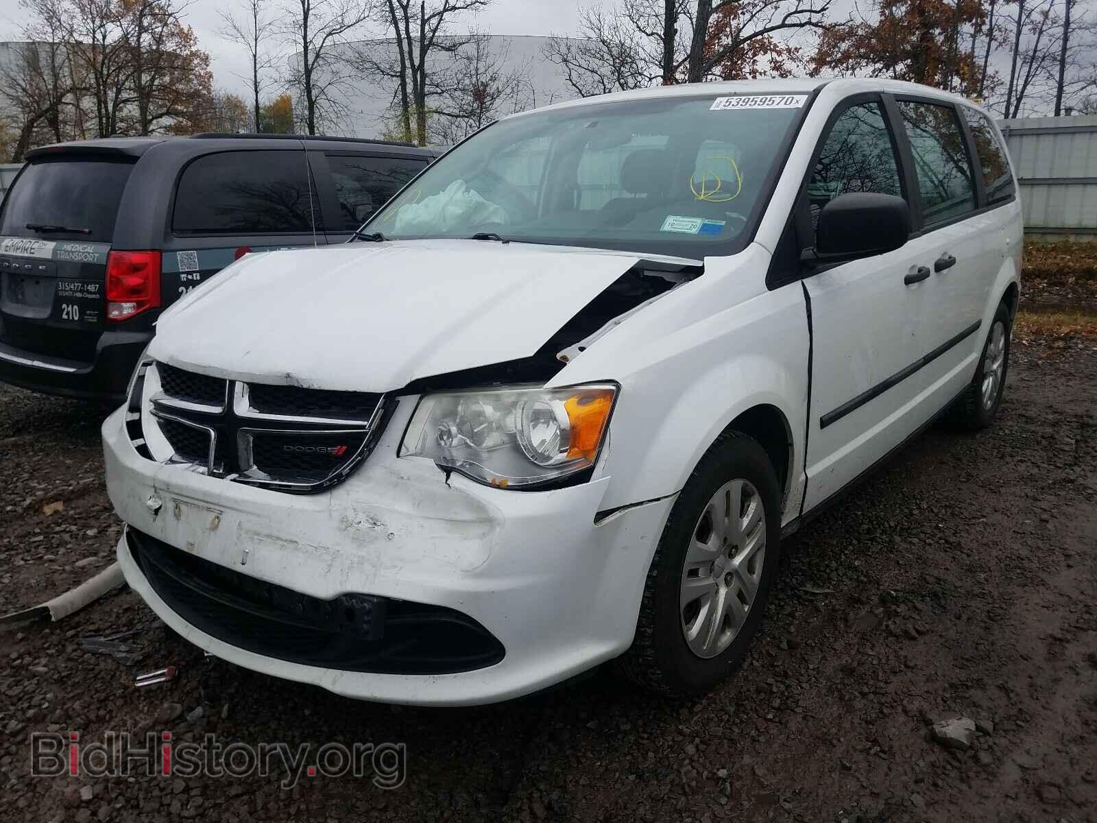 2014 DODGE CARAVAN - VIN: 2C4RDGBG4ER316318 - Фото 2