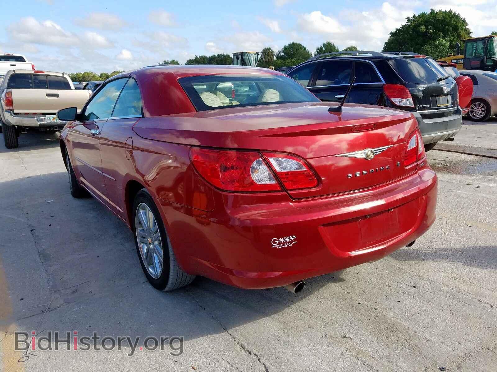 2008 CHRYSLER SEBRING - VIN: 1C3LC65M78N100408 - Фото 3
