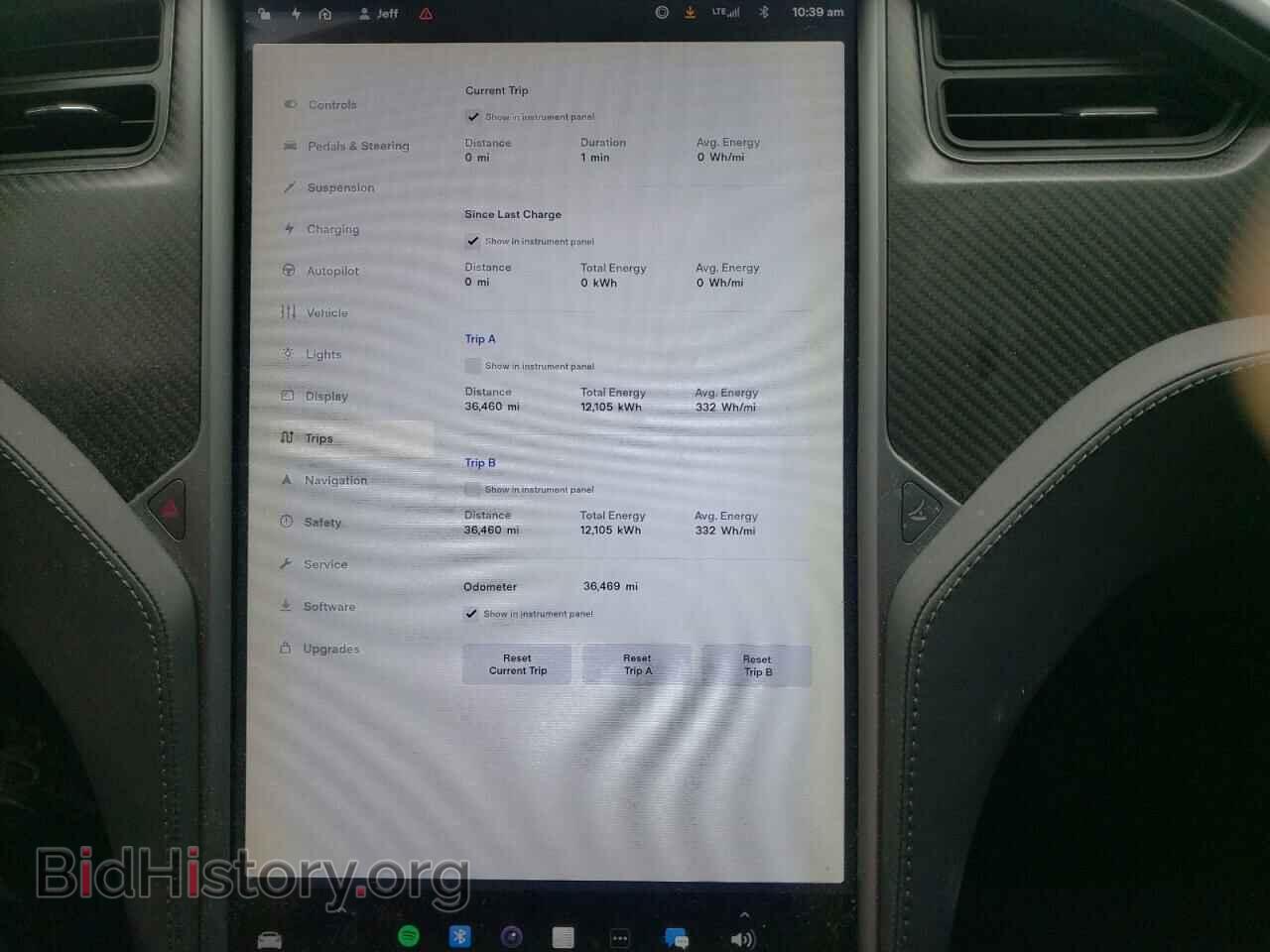 2018 TESLA MODEL S - VIN: 5YJSA1E25JF254523 - Фото 9