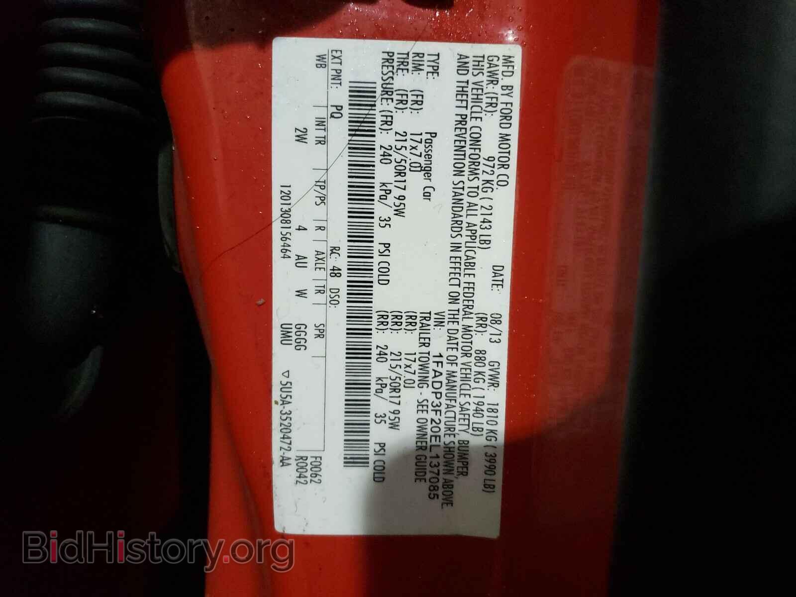 2014 FORD FOCUS - VIN: 1FADP3F20EL137085 - Photo 10