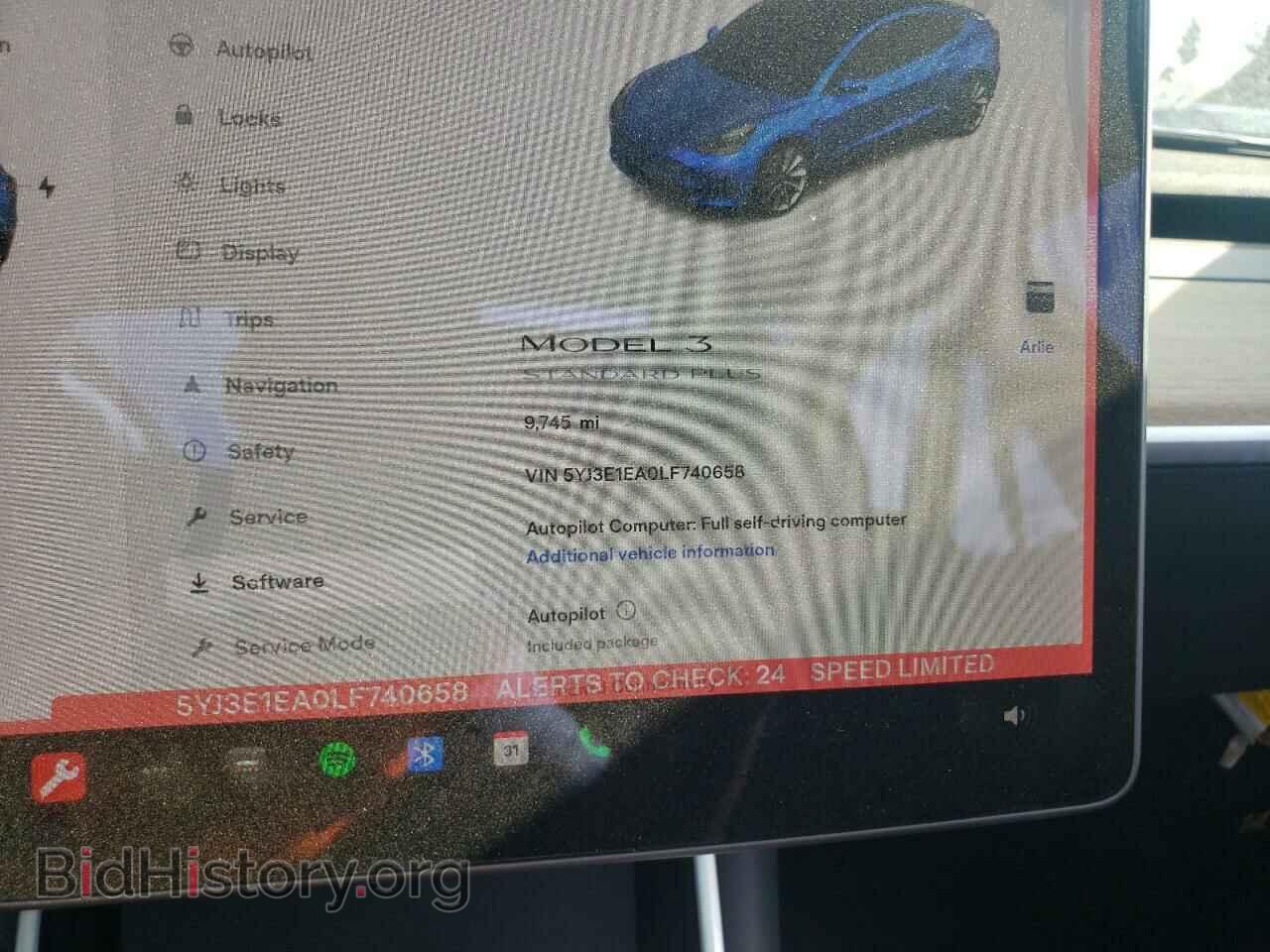 2020 TESLA MODEL 3 - VIN: 5YJ3E1EA0LF740658 - Фото 8