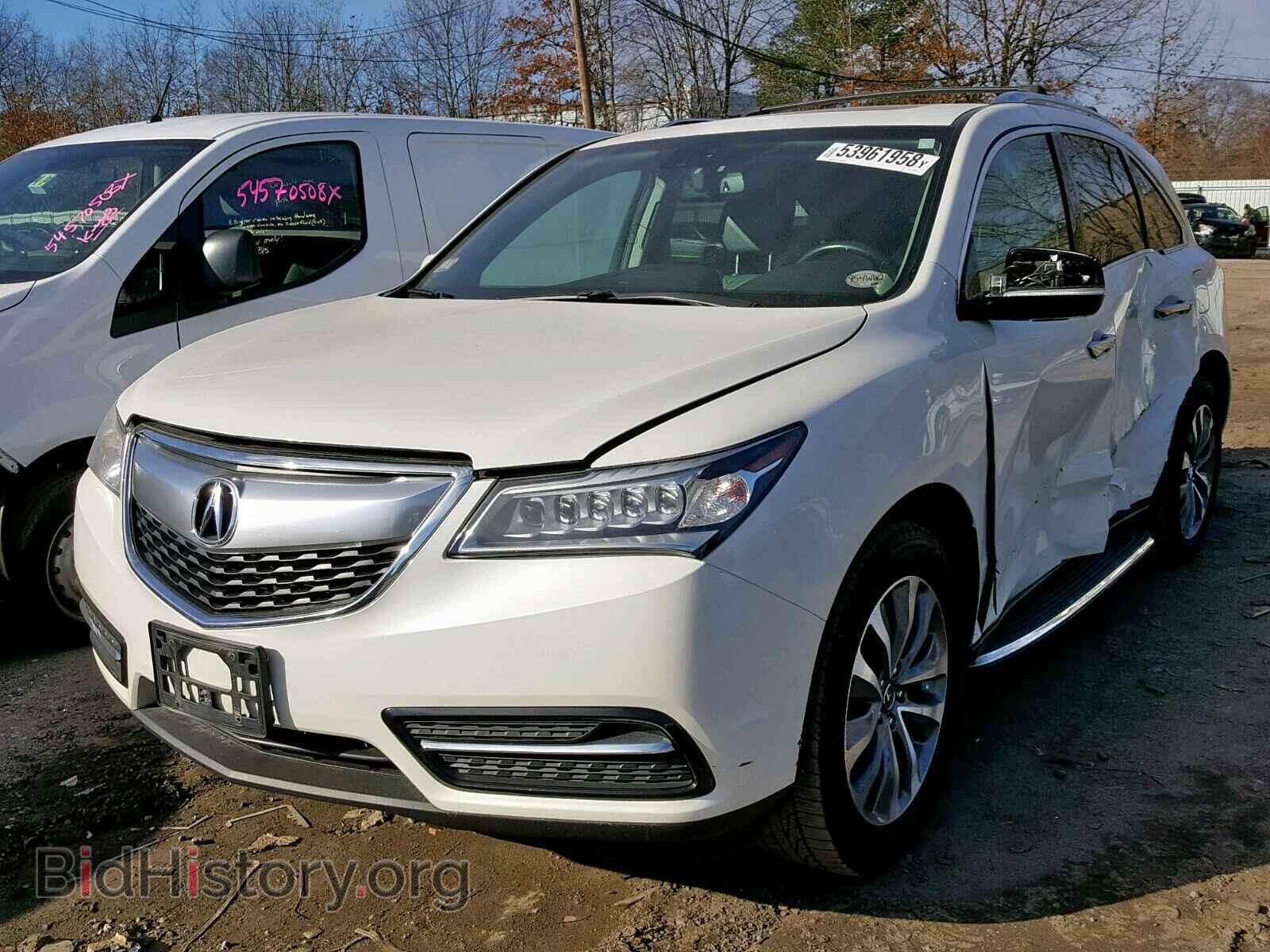 2014 ACURA MDX - VIN: 5FRYD4H46EB034621 - Фото 2