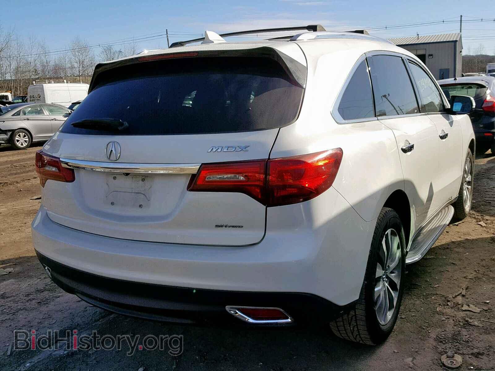 2014 ACURA MDX - VIN: 5FRYD4H46EB034621 - Фото 4