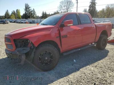 2013 RAM 1500 Sport, красный — VIN 1C6RR7MT2DS565295, Copart