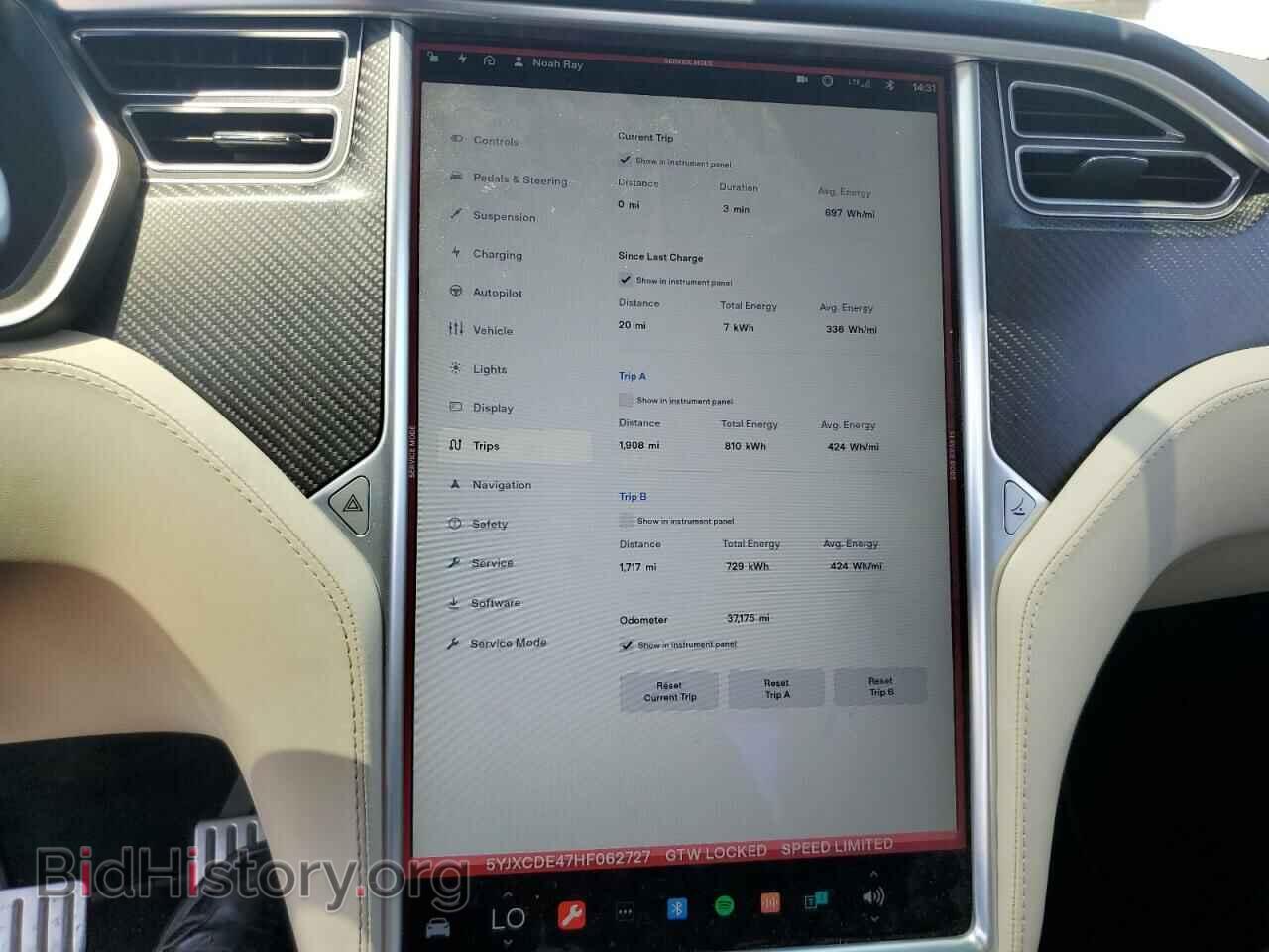 2017 TESLA MODEL X - VIN: 5YJXCDE47HF062727 - Photo 9