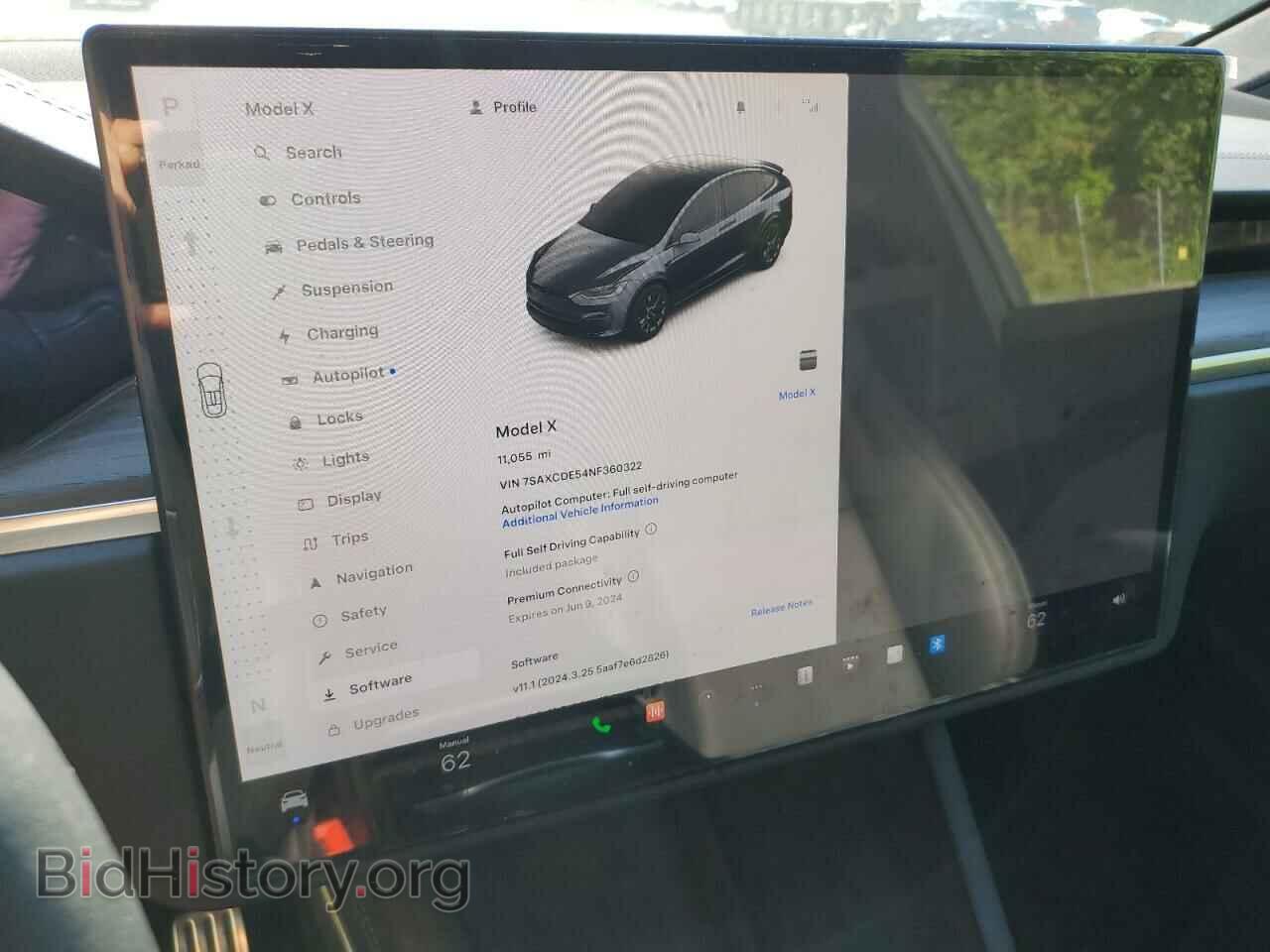 2022 TESLA MODEL X - VIN: 7SAXCDE54NF360322 - Photo 9