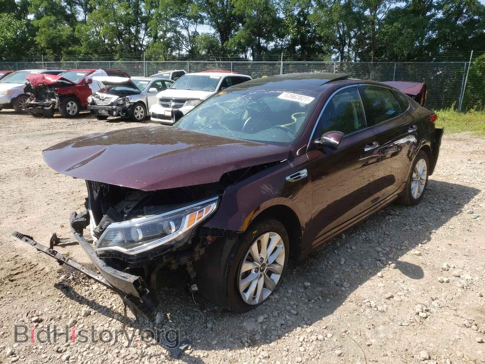 2016 KIA OPTIMA - VIN: 5XXGU4L37GG085458 - Фото 2