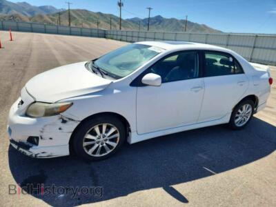 2009 Toyota COROLLA S, white — VIN 1NXBU40E49Z007471, Copart