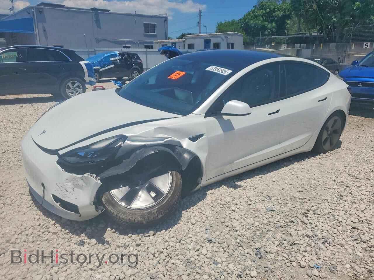 Photo 5YJ3E1EB4NF356488 - TESLA MODEL 3 2022