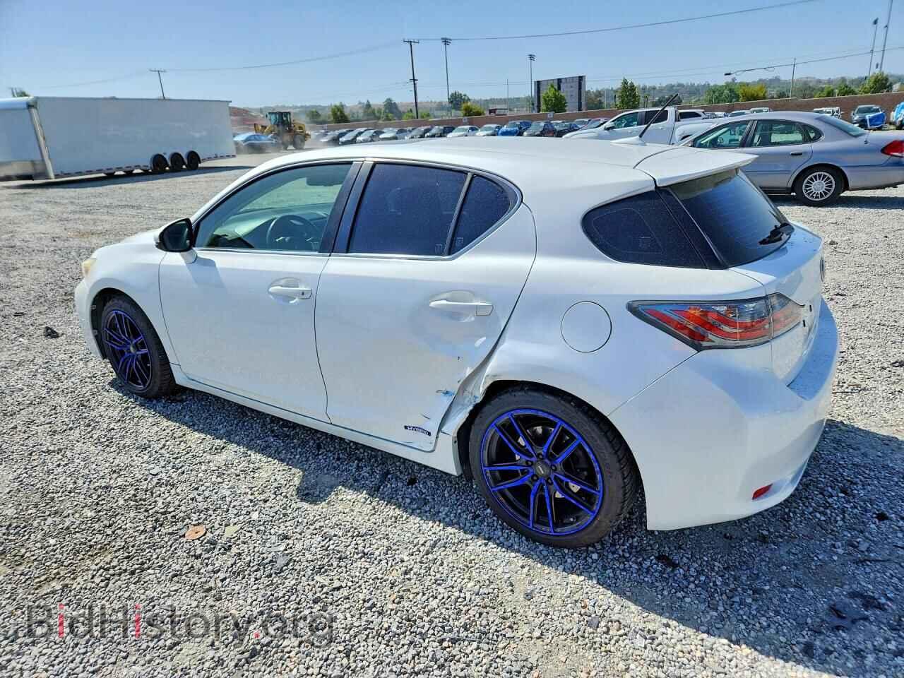 2012 LEXUS CT 200 - VIN: JTHKD5BHXC2100627 - Фото 2