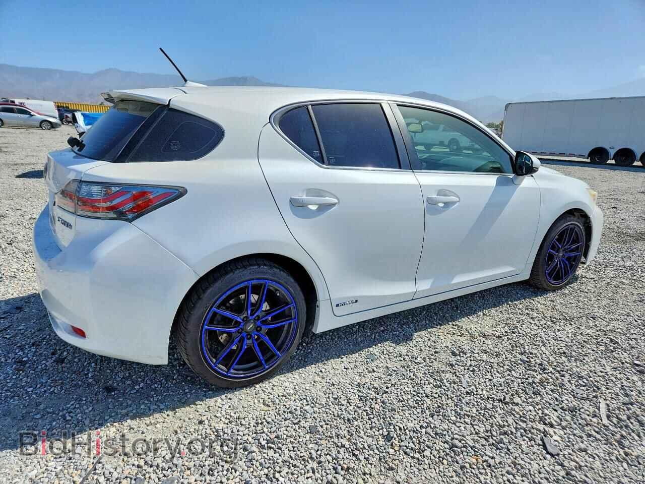 2012 LEXUS CT 200 - VIN: JTHKD5BHXC2100627 - Фото 3