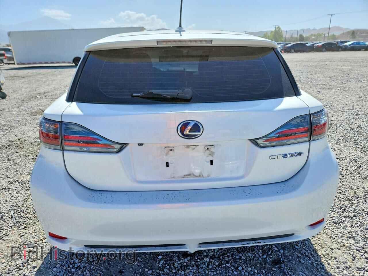 2012 LEXUS CT 200 - VIN: JTHKD5BHXC2100627 - Фото 6