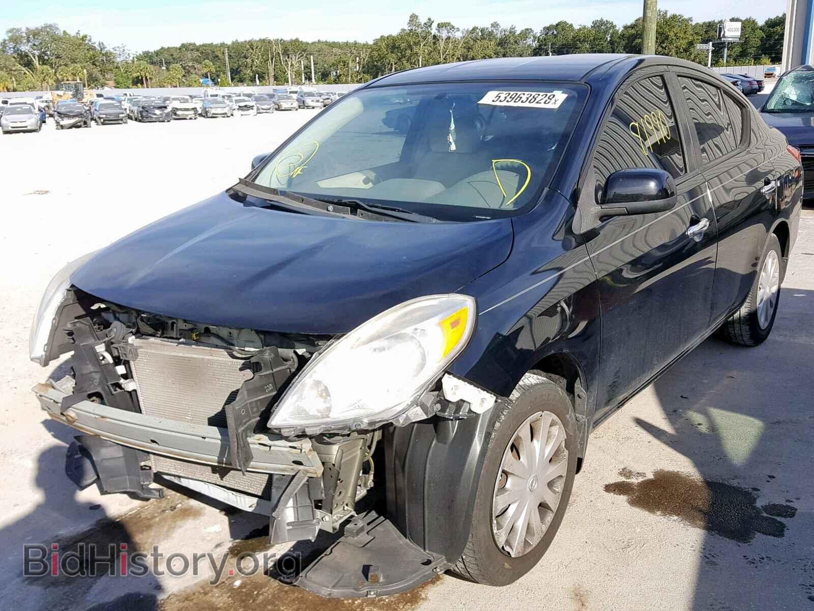 2012 NISSAN VERSA - VIN: 3N1CN7AP8CL869037 - Фото 2