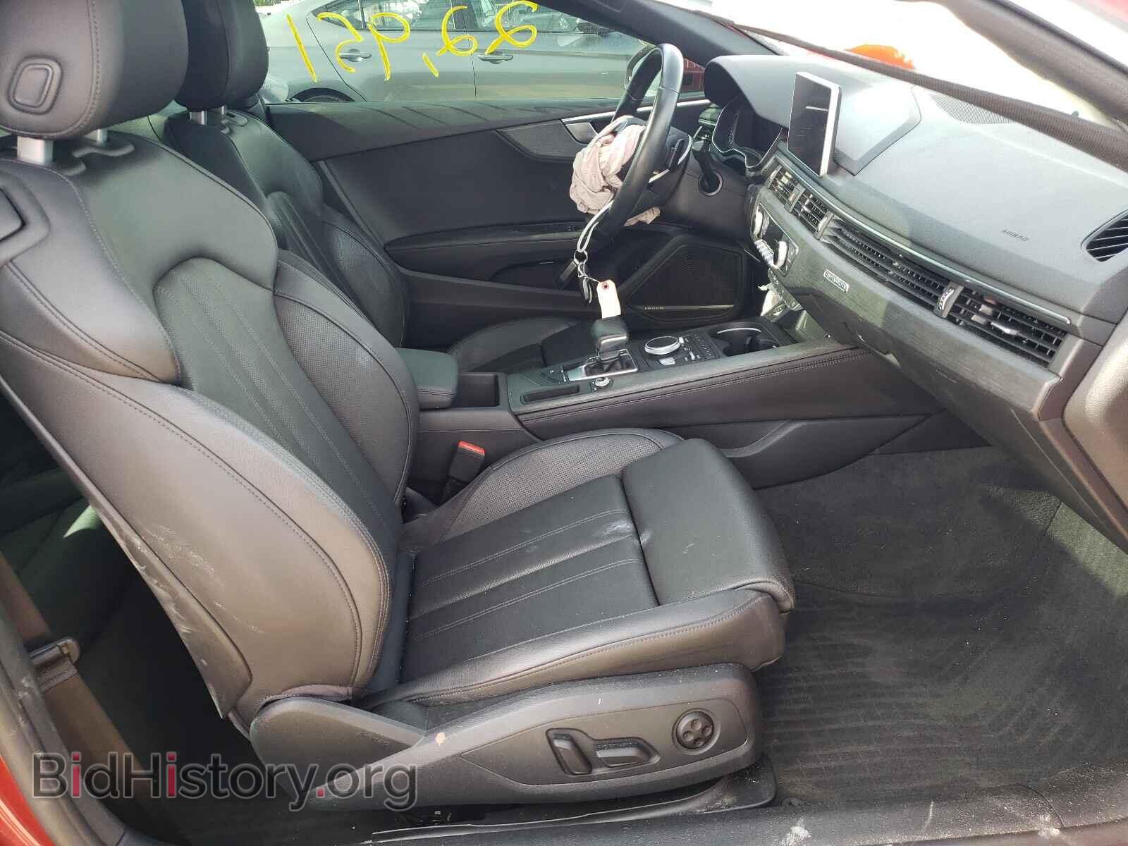 2018 AUDI A5 - VIN: WAUUNAF56JA009807 - Фото 5
