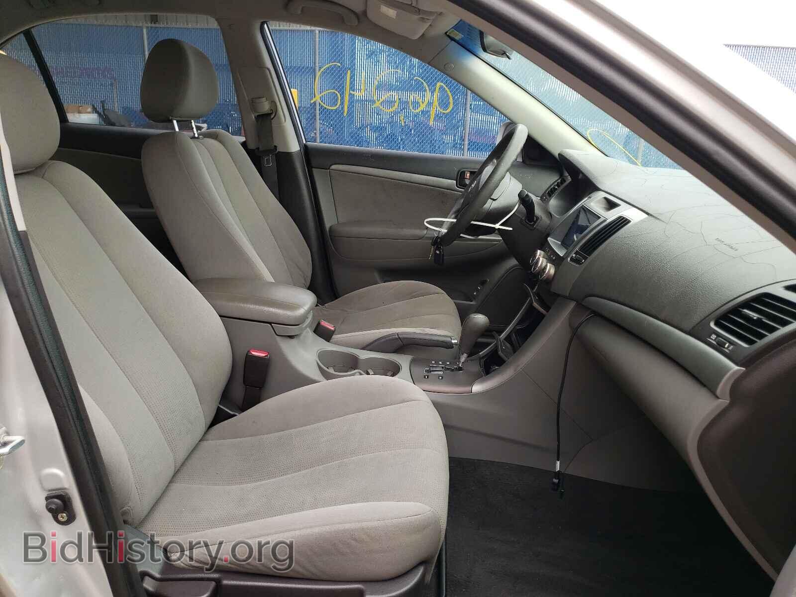 2009 HYUNDAI SONATA - VIN: 5NPET46C39H443586 - Фото 5