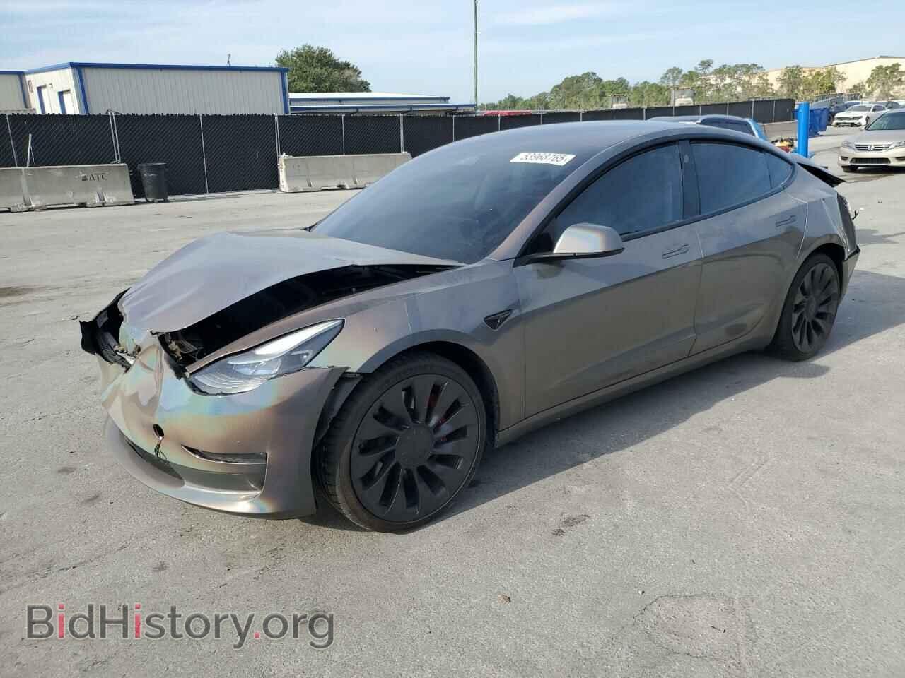 Фотография 5YJ3E1EC3NF128202 - TESLA MODEL 3 2022