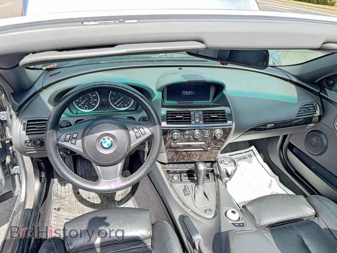 2005 BMW 6 SERIES - VIN: WBAEK73445B328649 - Фото 9