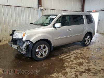 2014 Honda PILOT EXL, серебристый — VIN 5FNYF4H55EB010623, Copart