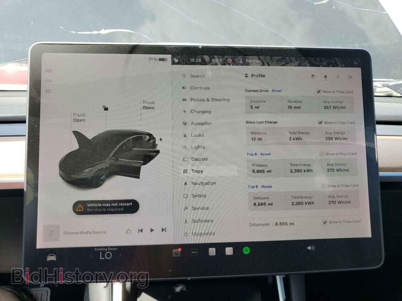 2019 TESLA MODEL 3 - VIN: 5YJ3E1EA6KF306050 - Photo 9