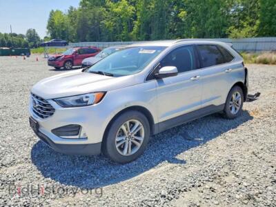 2019 Ford EDGE SEL, silver — VIN 2FMPK4J92KBC28415, Copart