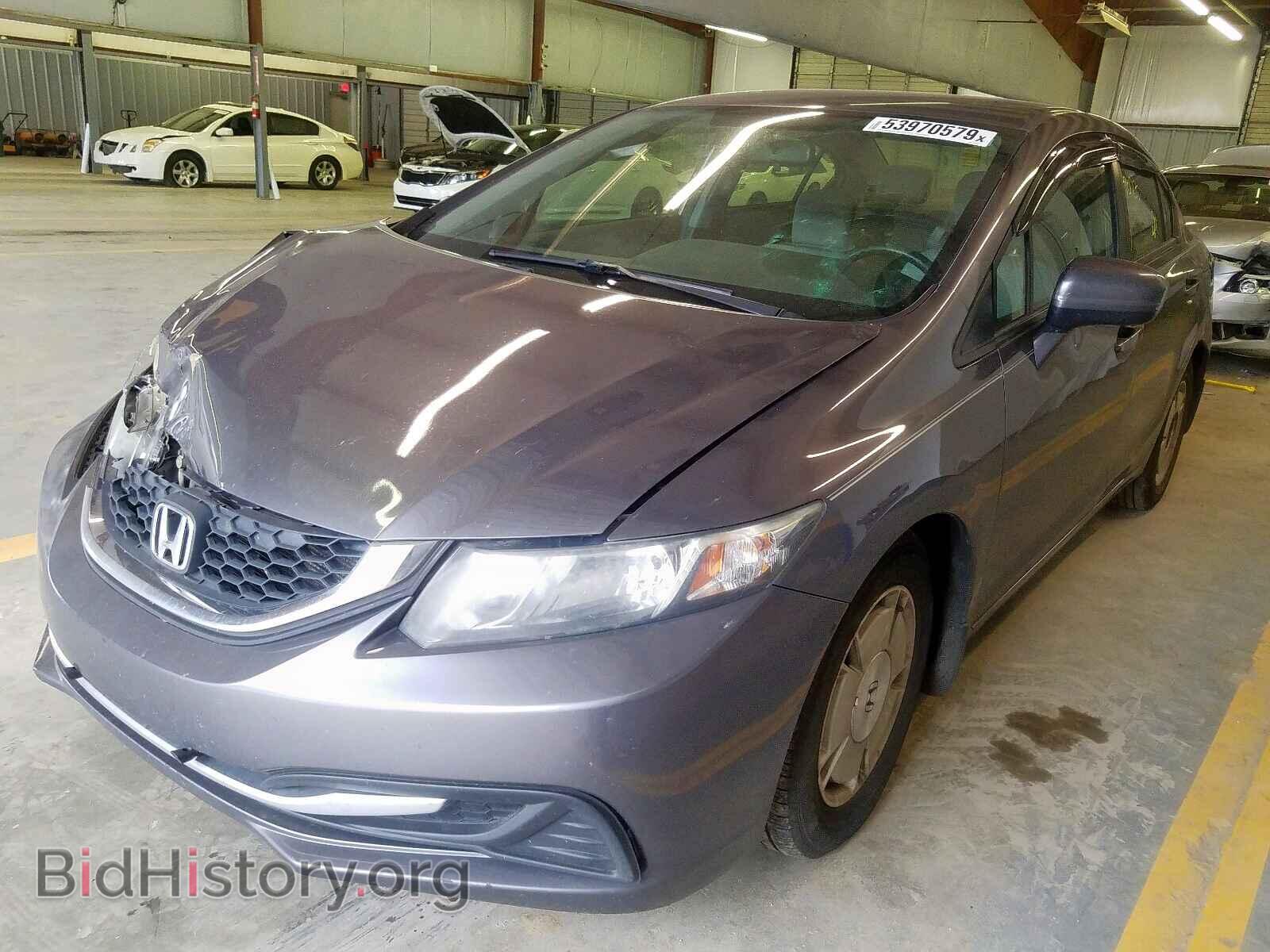 2014 HONDA CIVIC - VIN: 2HGFB2F63EH516482 - Фото 2