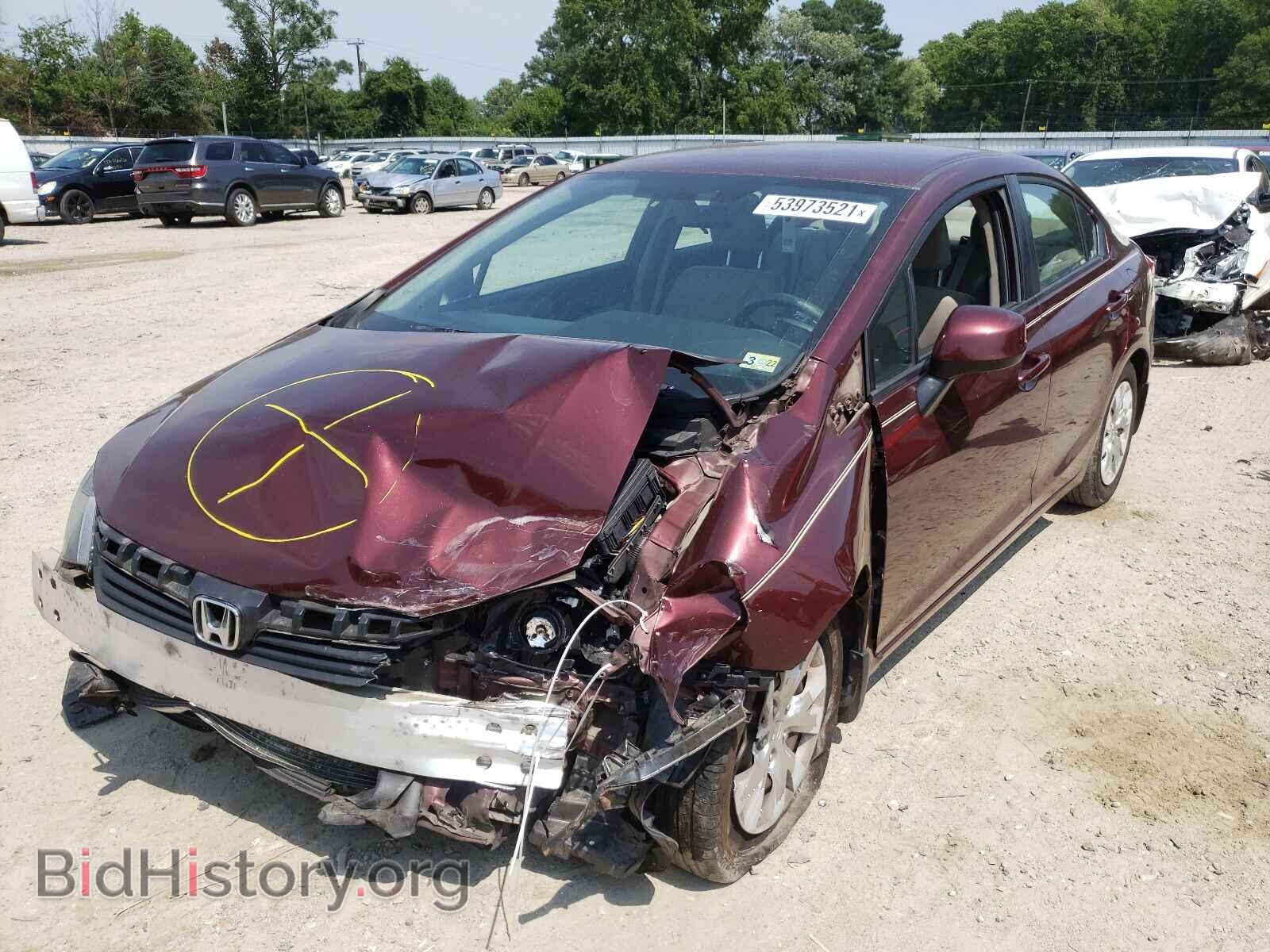 2012 HONDA CIVIC - VIN: 19XFB2F57CE032085 - Фото 2