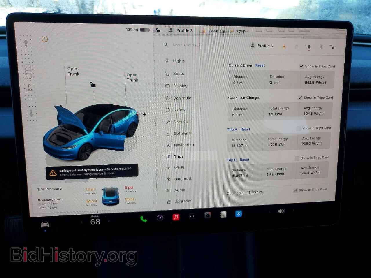 2024 TESLA MODEL 3 - VIN: 5YJ3E1EA3RF744129 - Photo 9