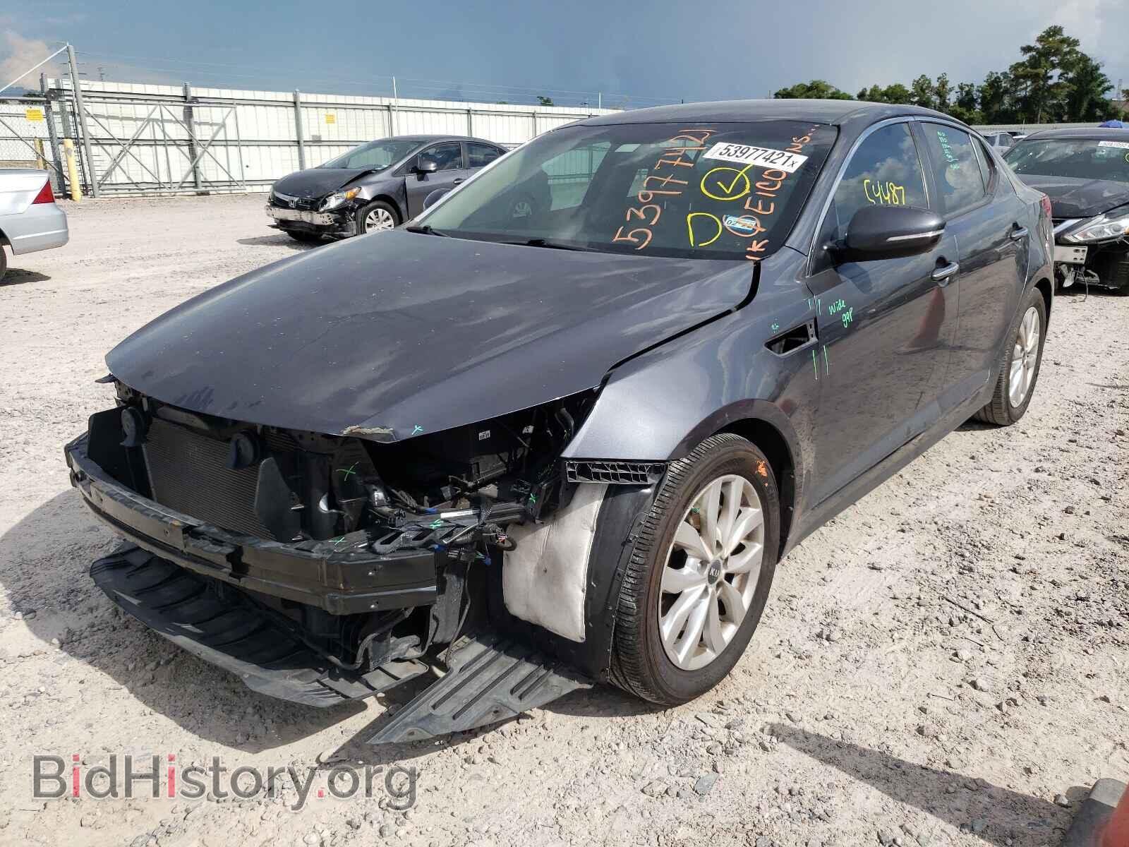 2015 KIA OPTIMA - VIN: KNAGM4A75F5633768 - Фото 2