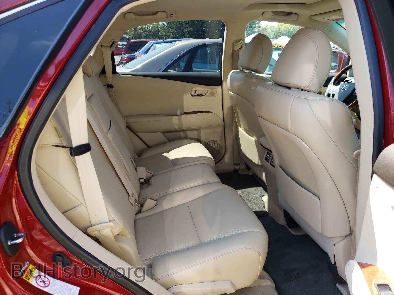 2010 LEXUS RX350 - VIN: 2T2BK1BA5AC004398 - Фото 6