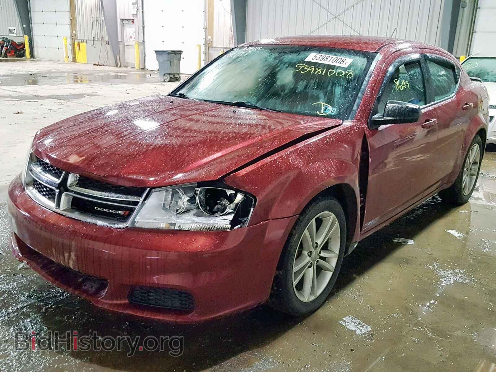 2014 DODGE AVENGER - VIN: 1C3CDZAB0EN188877 - Фото 2